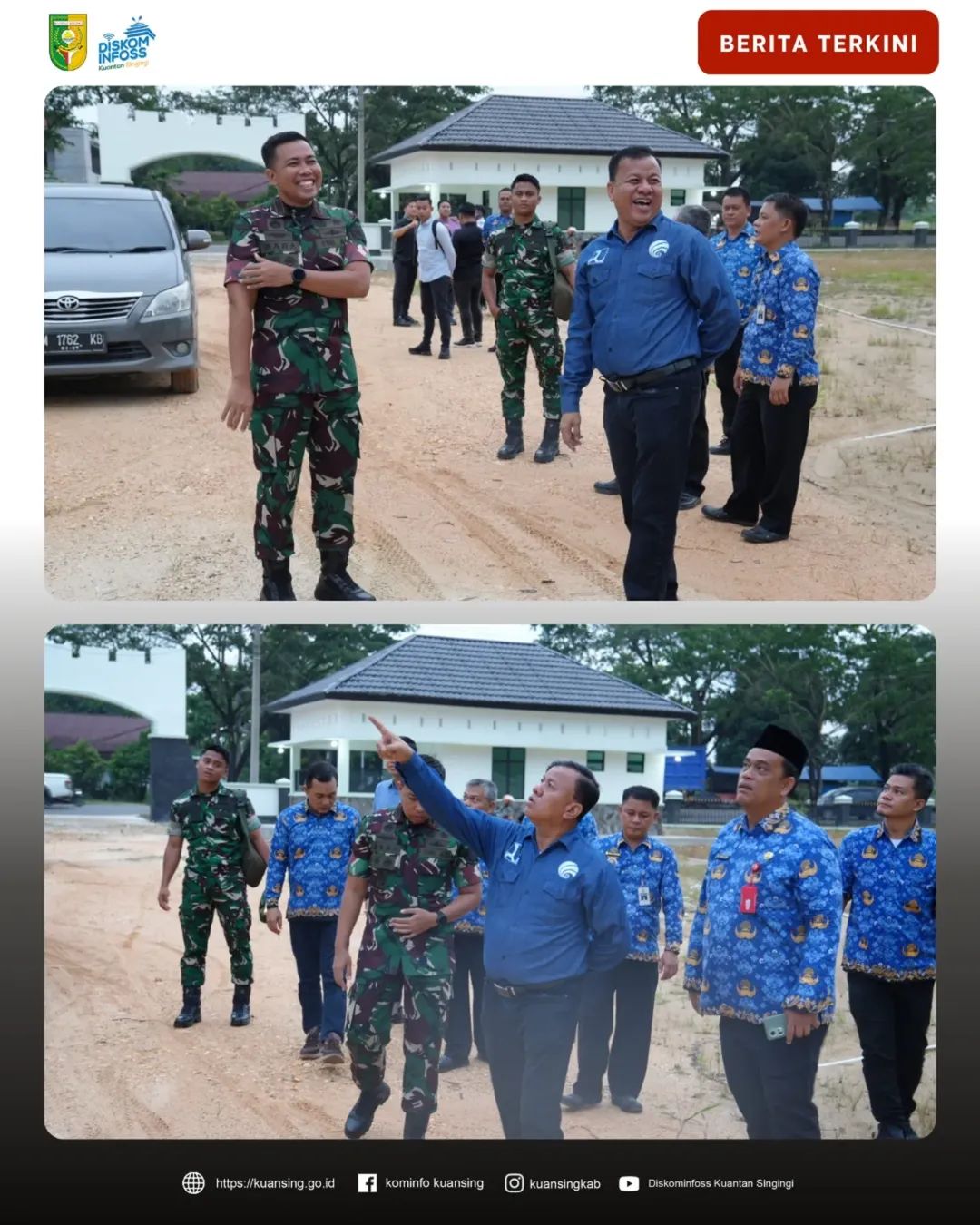 Danrem dan Suhardiman Kompak Perkuat Kuansing, Makodim Baru Jadi Simbol Kesiapsiagaan