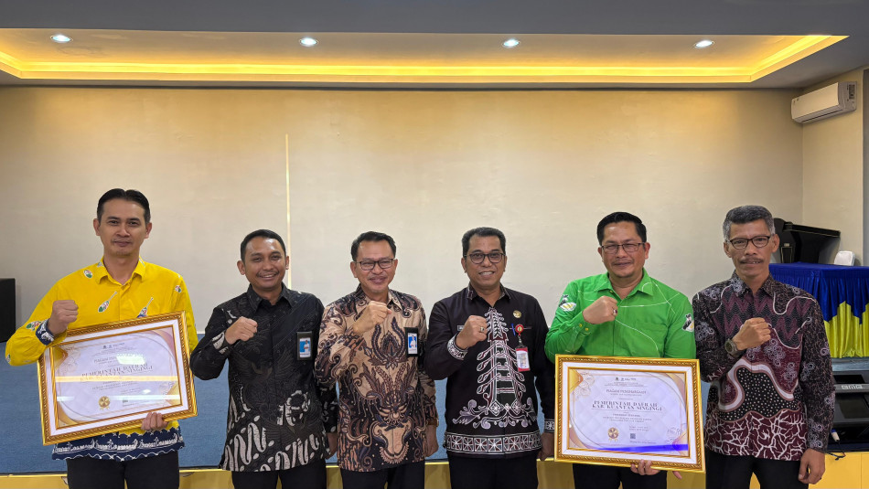 Kuansing Raih Penghargaan Penyaluran DAK dan Dana Desa Terbaik 2026