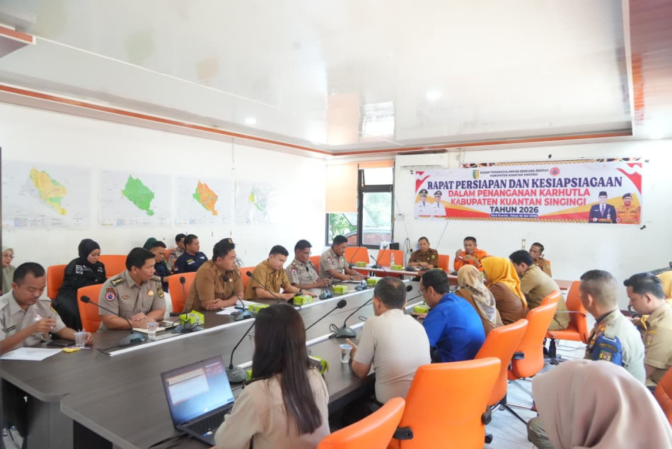 Karhutla Jadi Perhatian Serius, Kuansing Perkuat Kesiapsiagaan Lintas Sektor