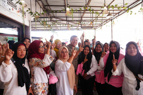 Nyaman, Alasan Pedagang Taman Jalur Pun Tak Sungkan Dukung SDM