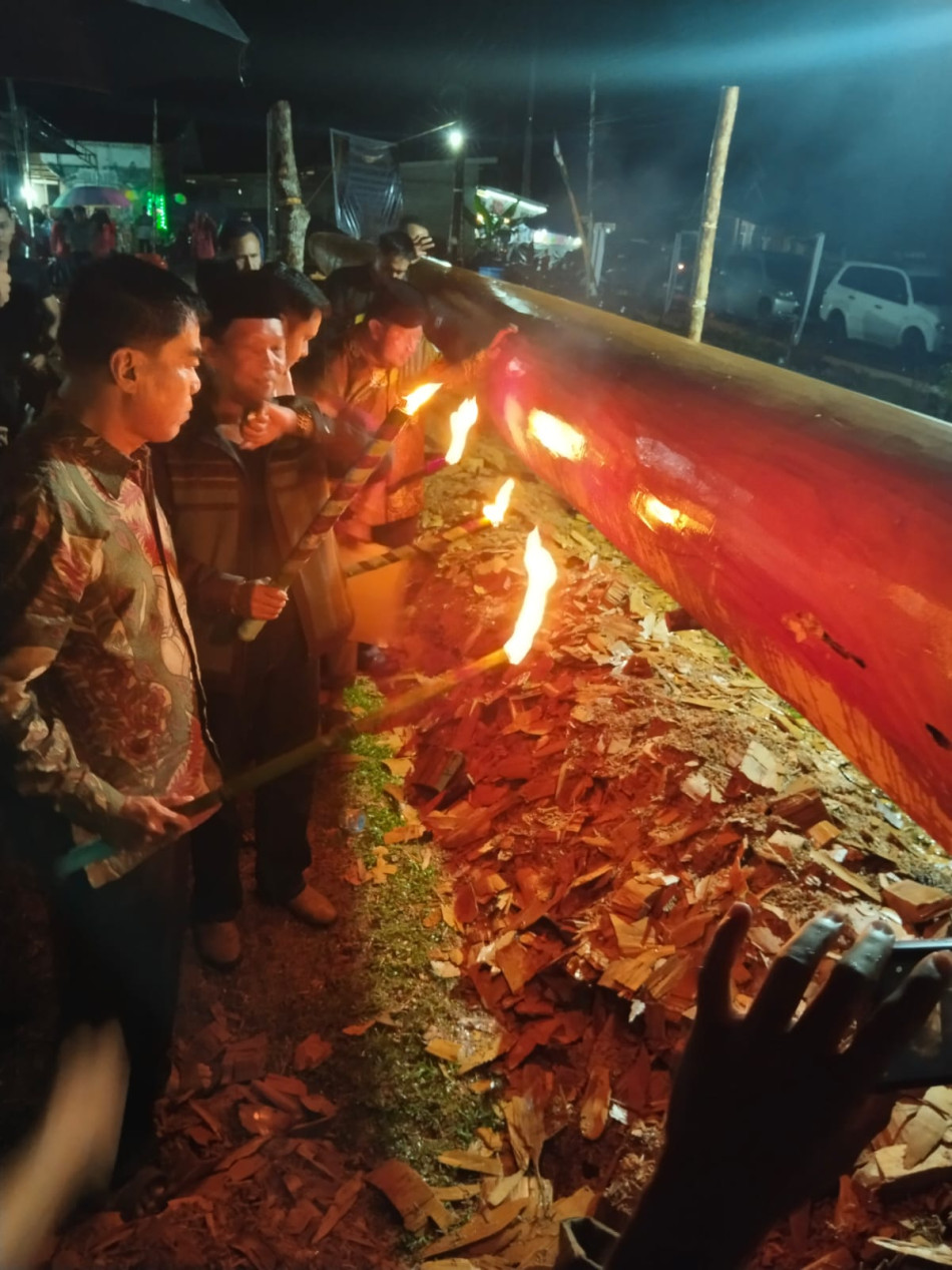 Layur Jalur Keramat Jubah Merah, Bupati Suhardiman, Kumpulkan Donasi 127 Juta, Masyarakat Sentajo Sampaikan Apresiasi