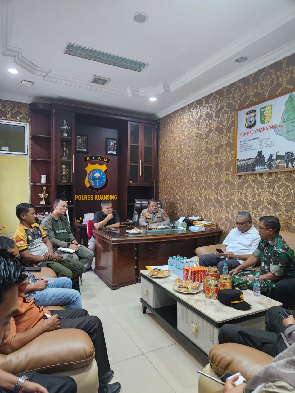 Polres dan Pemkab Kuansing Gelar Rapat Hadapi Cuaca Ekstrem!