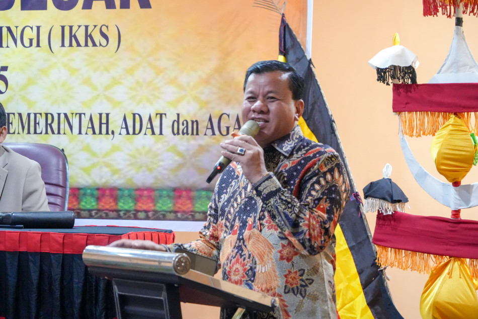 Buka dan Resmikan MUBES IKKS Provinsi, Bupati Harap Jadi Wadah Penampungan Aspirasi Masyarakat Di Rantau