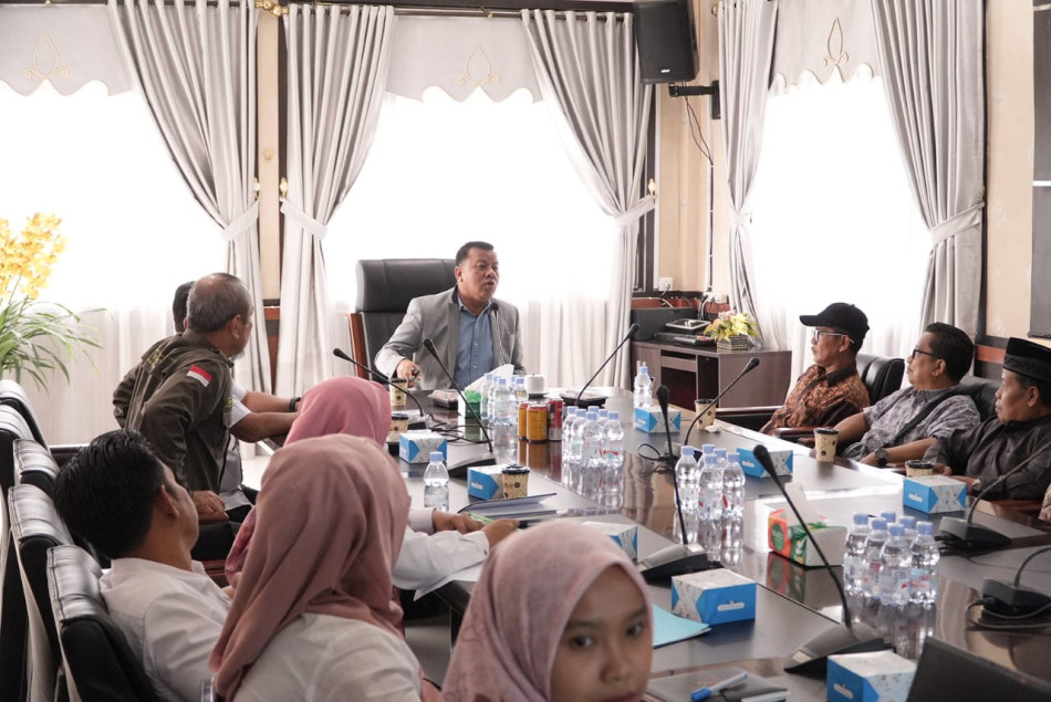 Rapat Pembahasan Cetak Sawah, Bupati Suhardiman Harap Kuansing Melahirkan Pemuda Petani Milenial