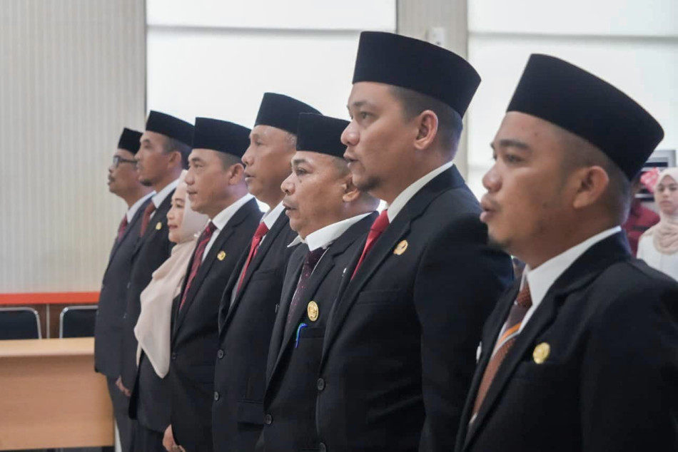 Lantik Sejumlah Pejabat Di Lingkungan Pemkab Kuansing, Wabup Harap Dapat Berikan Pelayanan Terbaik Untuk Masyarakat