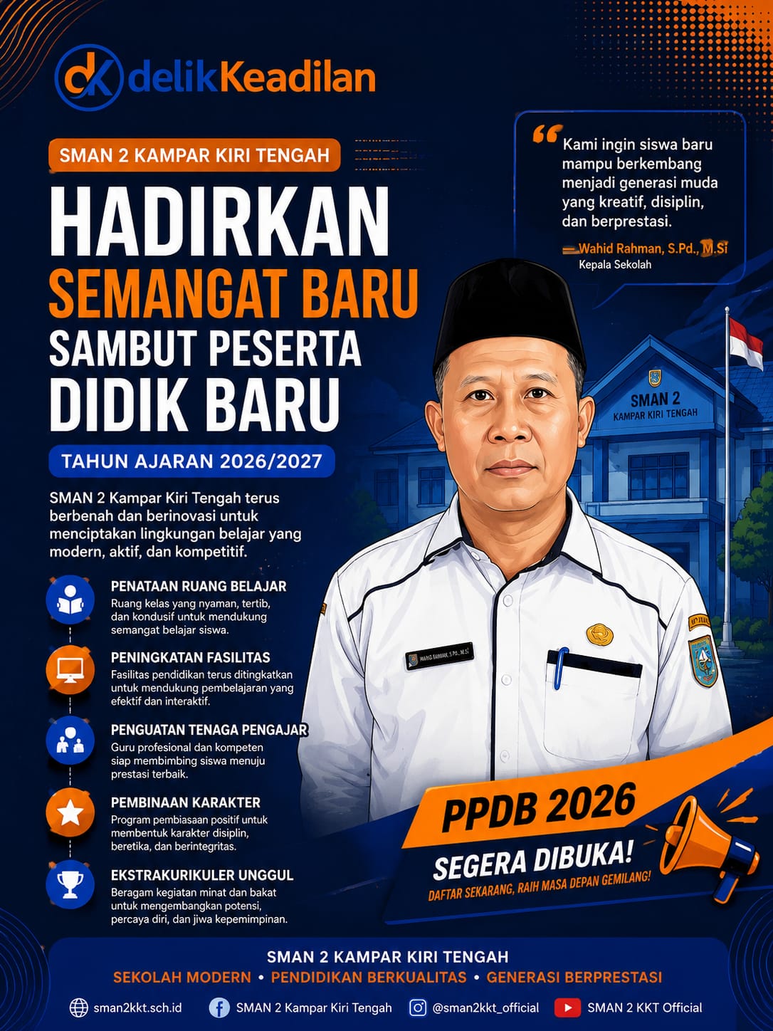 SMAN 2 Kampar Kiri Tengah Hadirkan Semangat Baru dan Inovasi Pendidikan Sambut Peserta Didik Baru Tahun Ajaran 2026/2027