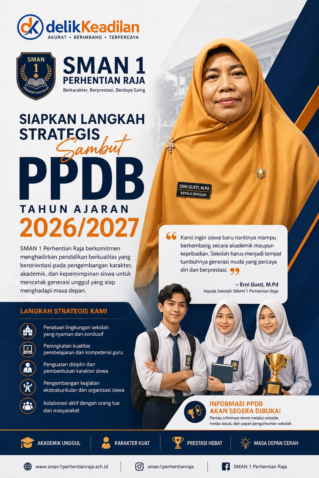 SMAN 1 Perhentian Raja Matangkan Persiapan Sambut PPDB 2026/2027, Fokus Cetak Generasi Berprestasi dan Berkarakter
