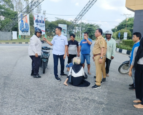 Bupati Suhardiman Sigap Dan Tanggap, Bantu Masyarakat Alami Lakalantas