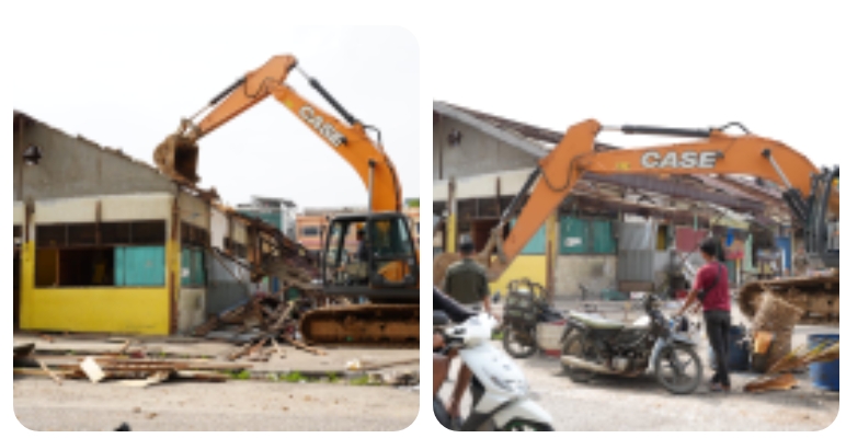 Meski Diprotes Pedagang, 90 Kios Pasar Tetap Dieksekusi