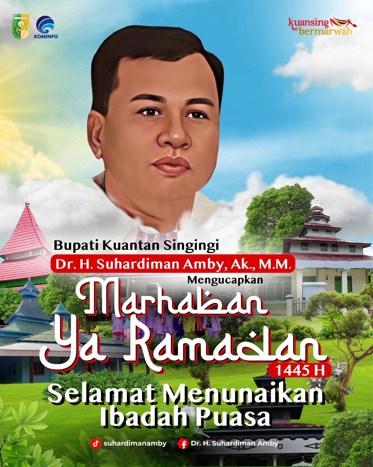 Ucapan Ramadhan Bupati Kuansing H Suhardiman Amby